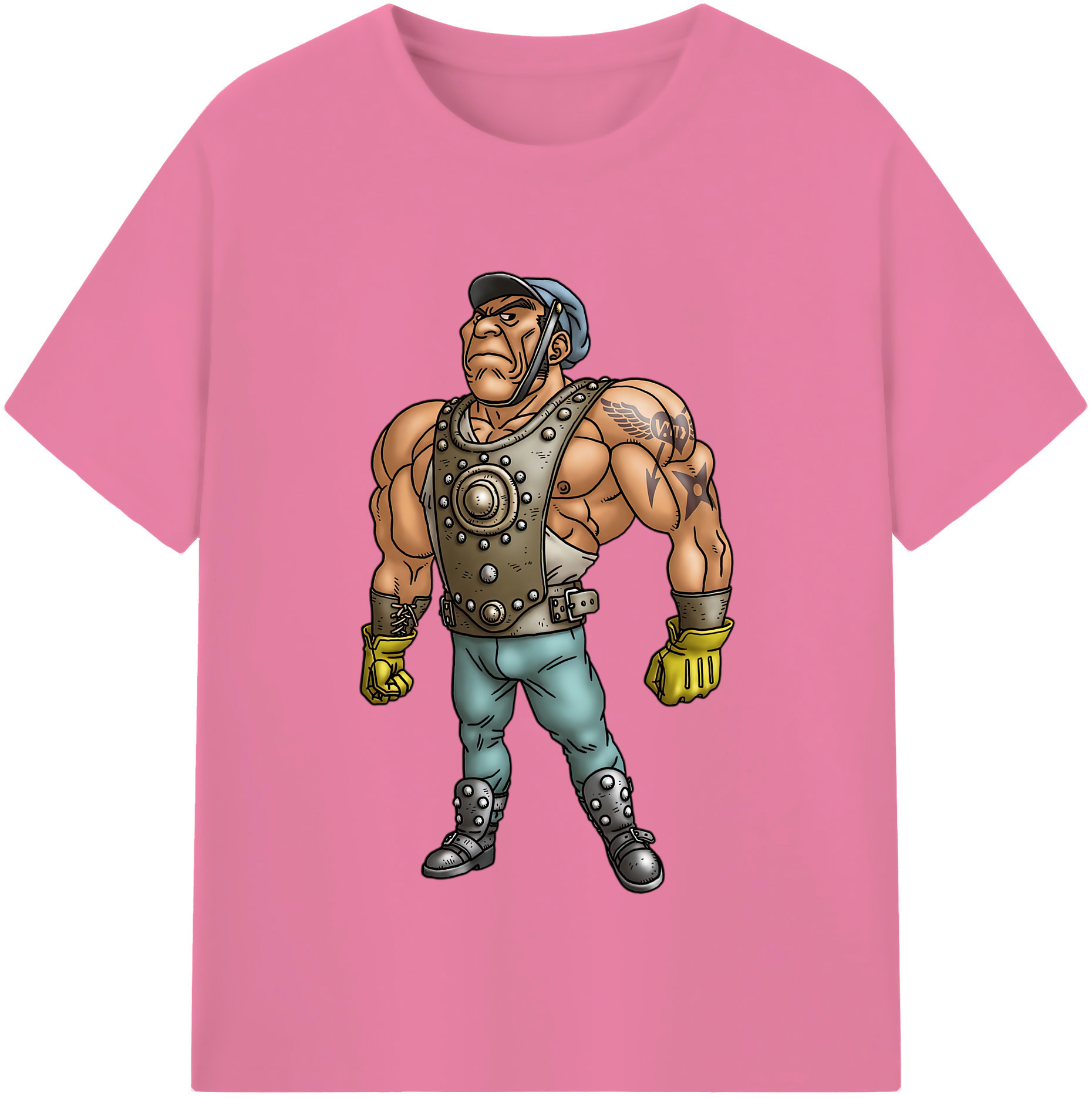 （画像用） ドラゴンクエスト Doragon Kuesuto Dragon Quest 綿100％半袖Tシャツ（フロントプリント）